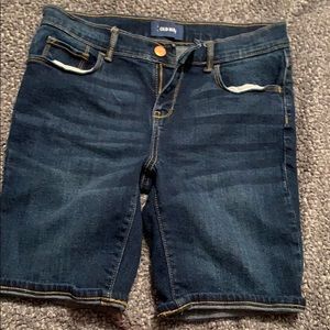 Old Navy girls size 14 jean Bermuda shorts